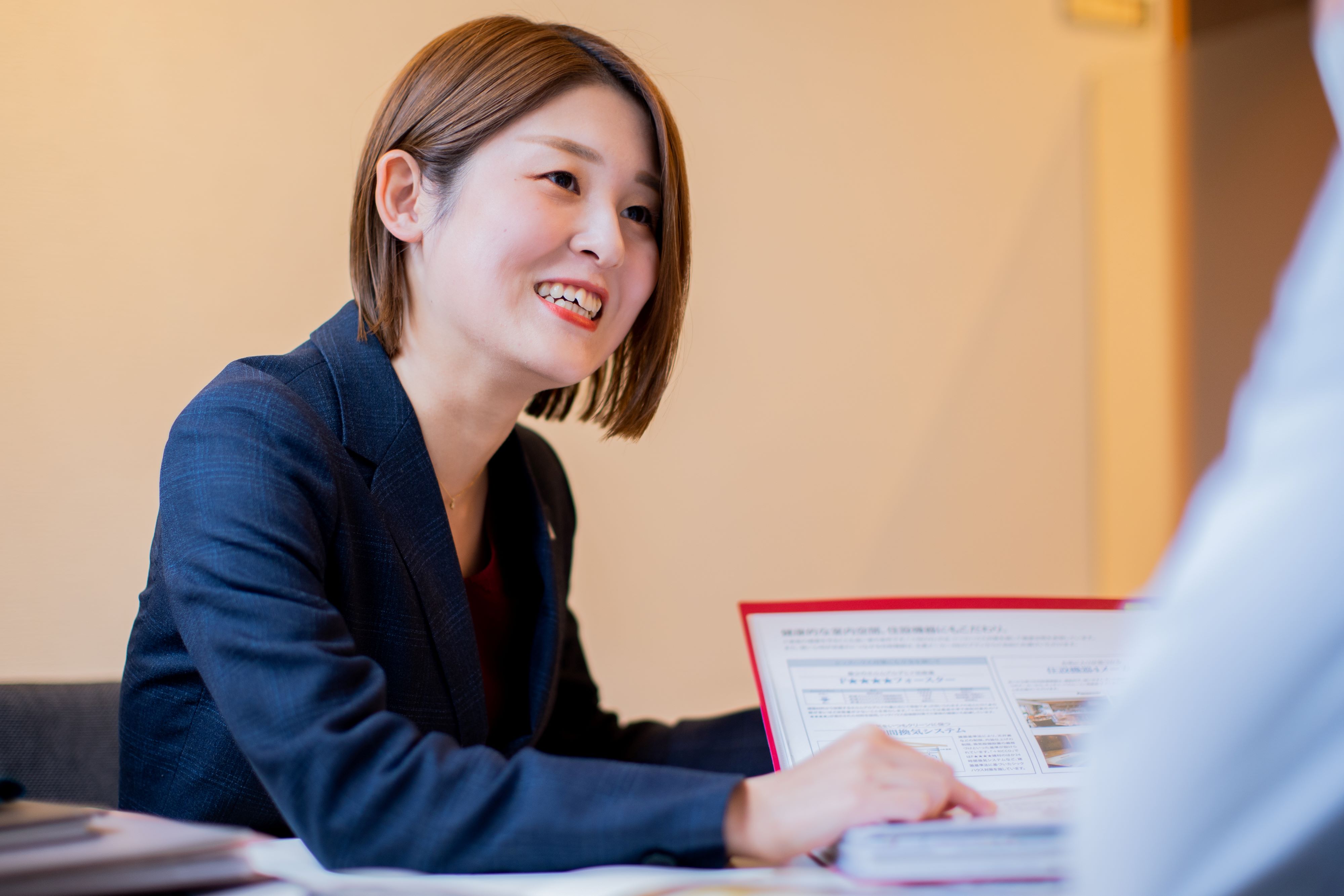 営業職の先輩社員